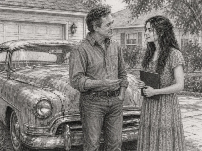 What a Used Car Lot, a Pawnshop, and a Car Club Taught a Graduating Daughter About Her Own Worth